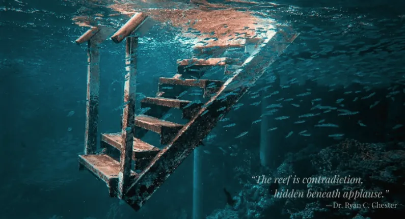 Rust reveals contradiction beneath celebrated thoughts.