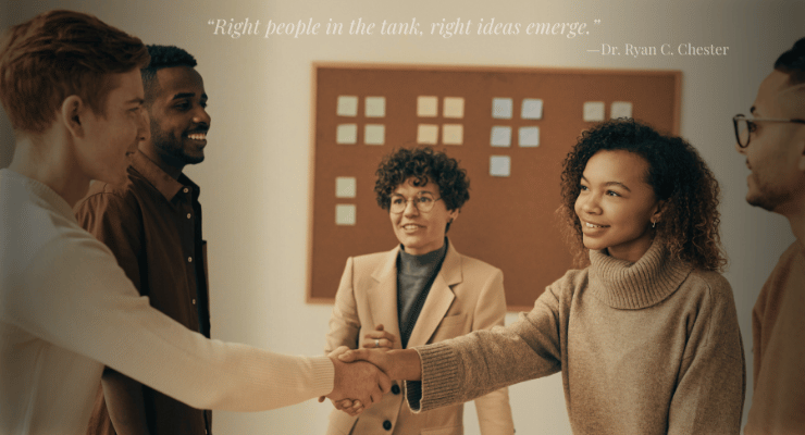 Participants chosen shape the thoughts that follows.